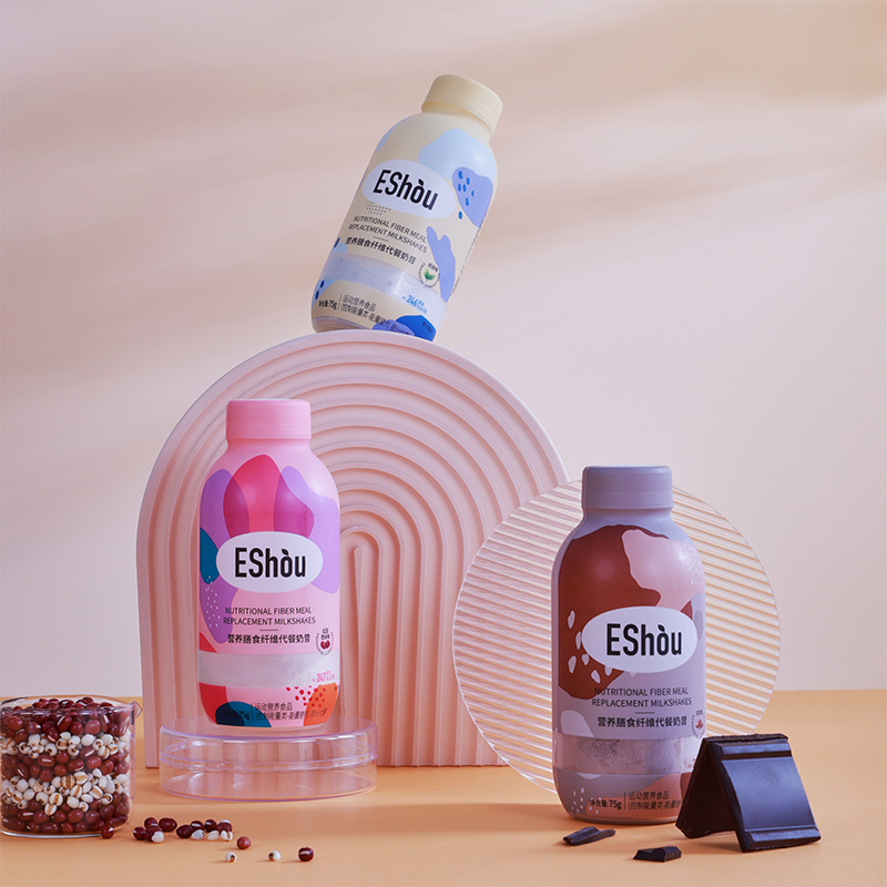 Eshòu营养膳食纤维代餐奶昔 3种口味各4瓶（12瓶）